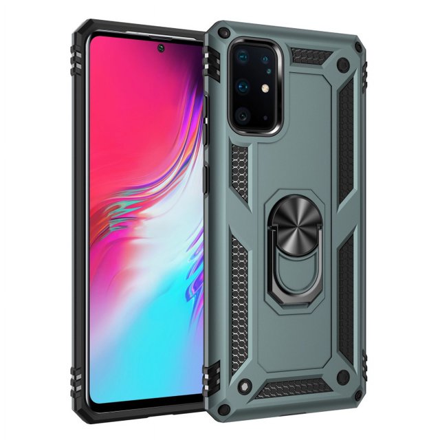Funda de teléfono para Samsung A31 de Uso Rudo Shockproof + Cristal 9D