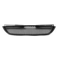 thumbnail image 4 of Front Bumper Grill Grille Cover For Hyundai Genesis Coupe 2008-2012 Matte Black Glossy Black Carbon Fiber Look, 4 of 10