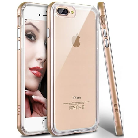 iPhone 8 Plus Case, Apple Phone 8 Plus Clear Case, iPhone 7 Plus Clear Case, Njjex Crystal Transparent Clear Flexible Shock Absorption Bumper Soft Gel TPU Cover For iPhone 7/8 Plus 5.5 (Best 4.3 Inch Phone)