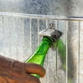 thumbnail image 5 of Permasteel Galvanized Cooler with Wheels, Offers 36-Hours Of Ice Retention, Fits Up To 110 Cans (or 24 Wine Bottles), Heavy Duty Casters, Threaded Drain Plug, Built-In Bottle Opener, 5 of 8