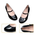 thumbnail image 2 of LULEX Girls Mary Jane Flats Dress Shoes Low Heel Dance Shoes Wedding Party Flats for Little/Big Kids, 2 of 4