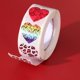 thumbnail image 4 of Pegatinas de corazón CHAO 1,0 pulgadas 500 piezas autoadhesivas, 4 of 5