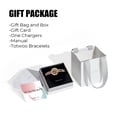 thumbnail image 5 of Pulseras TOTWOO Single Touch para parejas, aplicación Bluetooth, 5 of 5
