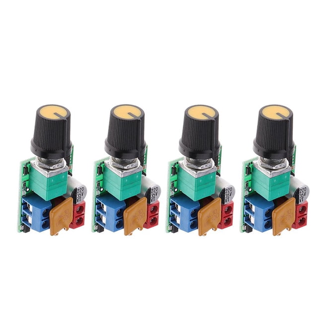 4 Piezas PWM DC 6V 12V 24V 28V 5A Controlador de Interruptor de Control de Del Motor Cola Controlador de velocidad PWM 5A