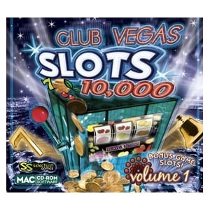 Selectsoft LGCV10MS1J Selectsoft Club Vegas Slots 10,000 Volume 1 - Entertainment Game Jewel Case Retail - Mac, Intel-based (Best Casino To Win Slots In Vegas)