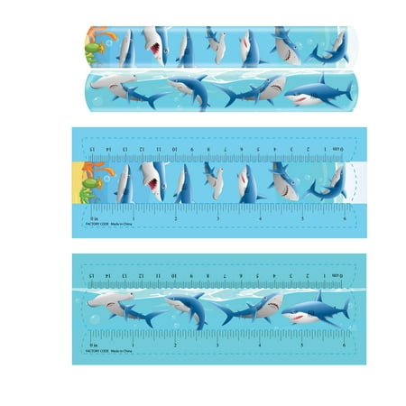 Celebrations Shark Slap Bracelets, 4 Count