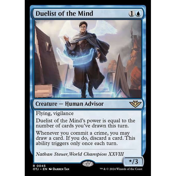 MtG Outlaws of Thunder Junction Rare Duelist of the Mind #45