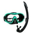 thumbnail image 1 of Snorkel Set Goggles de natación Adultos Goggles de buceo para buceo de deportes acuáticos verde, 1 of 8