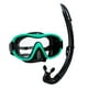 thumbnail image 2 of Juego de snorkel, equipo de snorkel, máscara de buceo de visión amplia profesional de adultos, gafas de buceo para buceo de buceo deportes de buceo verde, 2 of 8