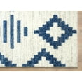 thumbnail image 3 of Abani Casa Collection Cream Blue 8' x 10' Pixel Diamonds Modern Area Rug, 3 of 5
