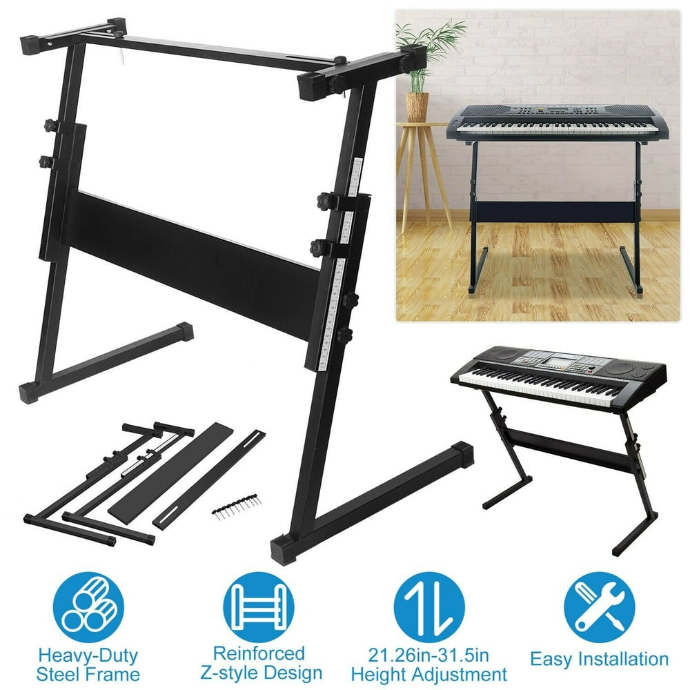 [US IN STOCK] Heavy Duty Folding Keyboard Stand Sturdy Reinforced Z