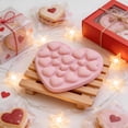 thumbnail image 5 of Kumdkd Heart Shaped Cake Silicone Mold, 7.48x4.84in Non-Stick Baking Molds for Valentine's Day & Easter Desserts, Food Grade Pink Silicone Cake Pan for Cupcakes, Chocolate, Jelly, 5 of 9
