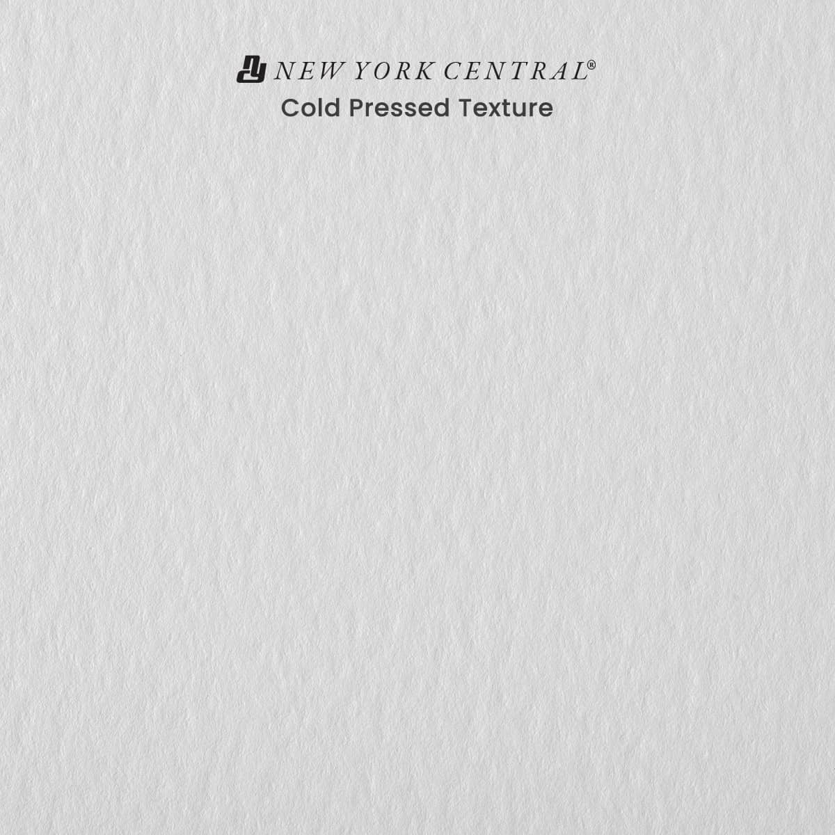 New York Central Watercolor Paper - 11x14" - 25 Sheets - 300 lb. Cold Press - 100% Cotton, Acid-Free, Archival Quality, Bright White Watercolor Paper Pad for Wet & Dry Media