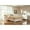 Cream White - 5-Piece, variant on Sandy Beach 4-piece Eastern King Bedroom Set Cream White