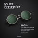 thumbnail image 4 of Gafas de sol KALIYADI redondas polarizadas retro de metal UV400 47 mm, 4 of 7