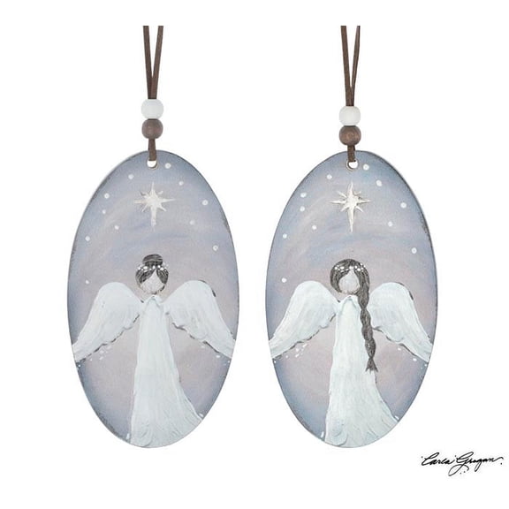 Oval Angel Ornament Assortment