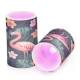 thumbnail image 7 of Yayeee Flameless Candles with Remote Flickering Battery Operated Multi Color Changing, Orange Butterflies, 7 of 7