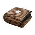 thumbnail image 2 of Neoyler Soft Blanket with Cozy Fleece Throw for Couch Warm and Breathable Design Suit for All Seasons and Outdoor Use Suit Gift for Women and Pets 39.4x59in Brown, 2 of 6