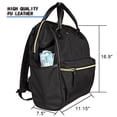 thumbnail image 4 of KROSER Laptop Backpack 15.6" School Computer Backpack Casual Daypack Travel Business Work Bag-Black, 4 of 5
