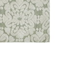 thumbnail image 5 of Better Trends 21" x 34" Bathroom Rugs 100% Cotton Soft Water Absorbent Non Slip Bath Mat Machine Washable Rug (Sage) Medallion Collection, 5 of 6