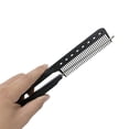 thumbnail image 4 of Travel Friendly Hair Styling Straightening Comb Home Hair Straightening Brush Comb Quick Styling Parting Comb for Women, 4 of 9