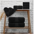 thumbnail image 5 of White Classic Hotel Collection Luxury 8-Piece 100% Turkish Cotton Towel Set, Black, 5 of 8
