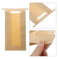 thumbnail image 4 of 100pcs Bakery Bags with Window, Tin Tie Tab Lock Bags, Kraft Paper Bags for Cookies (Brown 11.8x4.7inch), 4 of 7