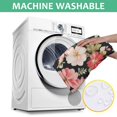 thumbnail image 6 of Pioneer Flower Floral Print Pattern Square Tablecloth,Waterproof Square Table Cover,Wipeable Spillproof Washable Table Cover for Home Kitchen Party Decor 42"X42"(107x107cm), 6 of 6