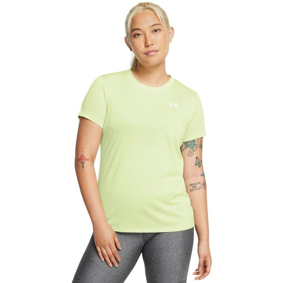 Camiseta Under Armour Tech de manga corta con cuello redondo para mujer, talla XS
