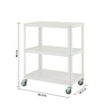 thumbnail image 5 of Trinity  Metal Utility Cart 30x18x36 White, 5 of 5