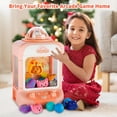 thumbnail image 3 of Kids Mini Claw Machine with 20 Mini Toys Mini Vending Machine Candy Grabber Prize Dispenser Toy Electronic Arcade Claw Game Machine, 3 of 7