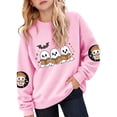 thumbnail image 4 of Gyexs Halloween Sweatshirts for Girls Fall Winter Clothes, Oversized Casual Cute, Themed Party Activewear, 4 of 5