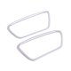 thumbnail image 1 of Marco Lateral del Asiento del Automóvil Yashi Panel de Botones Cubierta Embellecedora Adhesivo Accesorios Decorativos Plata Cromada, 1 of 5