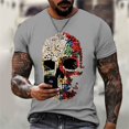 thumbnail image 1 of Camiseta Vintage 3D para hombre, Top holgado de manga corta con cuello redondo, informal y clásico, de gran tamaño, de verano, 1 of 4