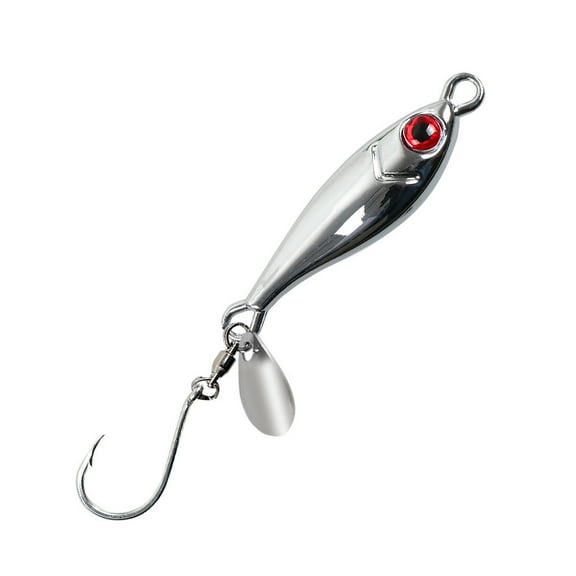 2PC 5g-40g artificial micro jig fishing lures Metal Long Shot Long Lure Lure Artificial Fishy Spoon Wiring