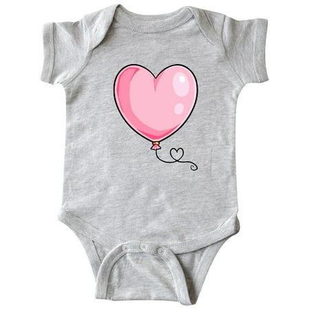 

Inktastic Pink Balloon Heart Gift Baby Boy or Baby Girl Bodysuit