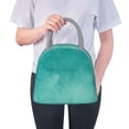 thumbnail image 6 of Defioc Teal Turquoise1 Print LunchBag for Women and Men - Leakproof Cooler Tote Bag Organizer - Reusable Lunch Box for Office/Picnic/Hiking/Beach, 6 of 6