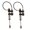 A, variant on 2Pieces Shock Absorbers for 1/10 Remote Control Car Model with Adjustable Negativity Pressure Systems Modified Kits