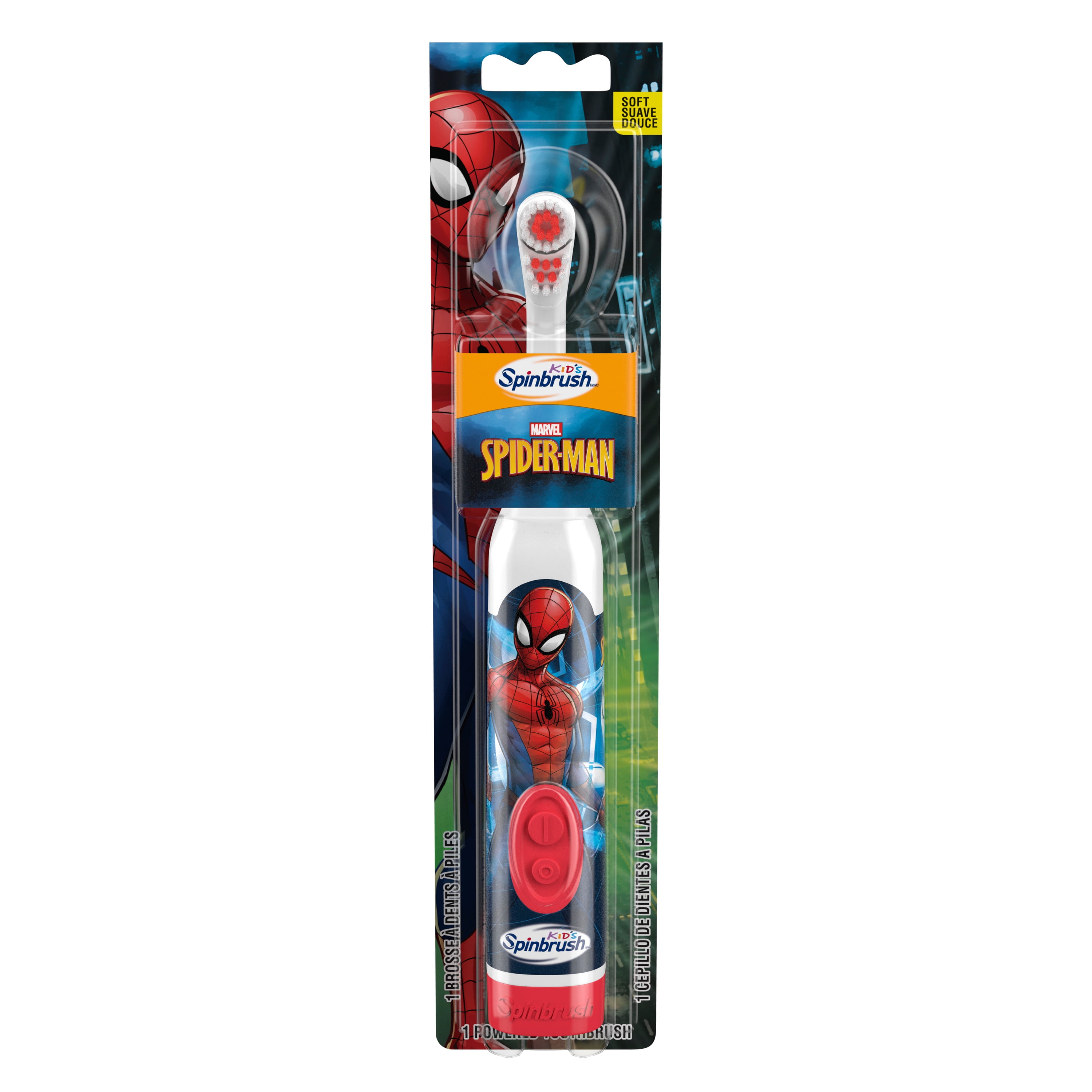 electric spiderman toothbrush