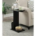 thumbnail image 3 of Convenience Concepts Designs2Go Abby Magazine C End Table in Black Wood Finish, 3 of 5