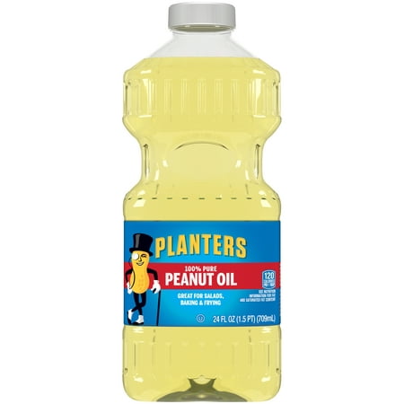 (2 Pack) Planters Peanut Oil, 24 oz Jar (Best Quality Peanut Oil)