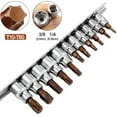 thumbnail image 1 of Bgsha 11PCS 3/8 1/4inch Drive Alloy Torx Screwdriver Bits Socket Bit T10-T60 Hand Tool, 1 of 9