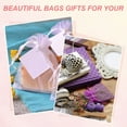 thumbnail image 6 of Uxcell 50 Count Organza Gift Bags, Wedding Favor Bag for Party Black, 6 of 7