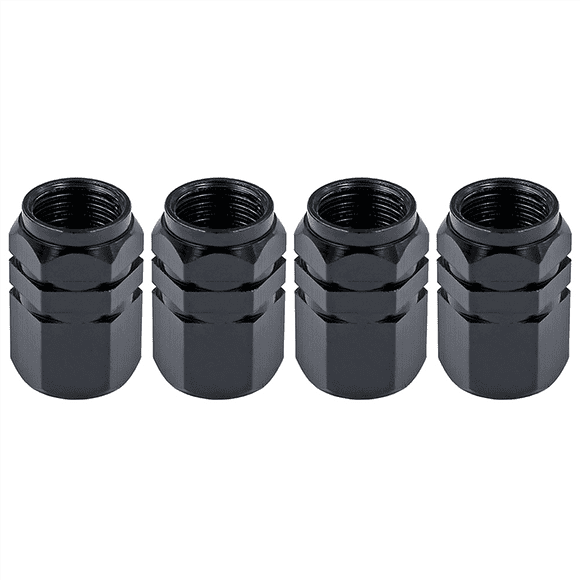 72Pcs Valve Stem Caps Car Tyre Valve Stem Covers Caps, Black