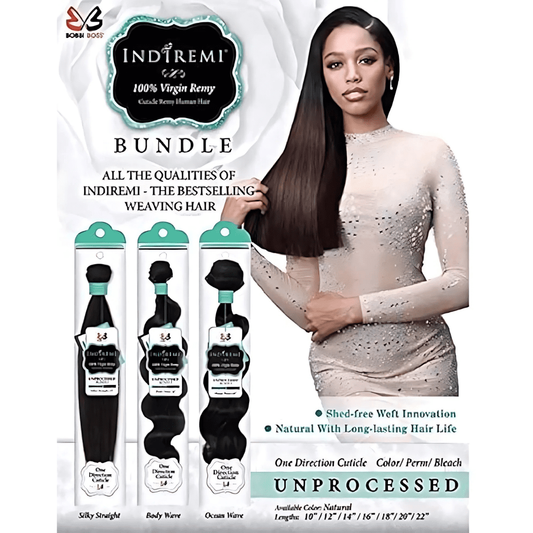 Bobbi Boss IndiRemi 100% Unprocessed Virgin Remy Bundles - Bone Straight