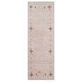 thumbnail image 2 of Rugsotic Carpets Hand Knotted Wool Area Rug 2'6''x13' Beige Contemporary Runner Indoor Rug for Living Room, Bedroom Antimicrobial L00516, 2 of 3