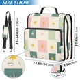thumbnail image 2 of FORMRS Zipper Binder with Shoulder Strap 2-inch Ring 500 Sheet Capacity File Bag, Beige Abstract, 2 of 5