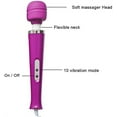 thumbnail image 6 of Tutuviw Wired Powerful Handheld Electric Massager, Strong Vibration Personal Back Massage for Home Sports Recovery, Muscle Aches, Body Pain (Purple), 6 of 6
