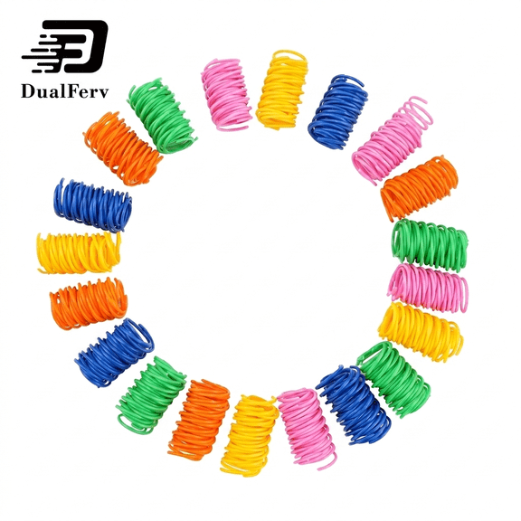 100Pcs 5Colors Cat Springs Toys for Indoor Cats, Interactive Self-Play Hunting Toys for Kittens, Biting & Swatting Creative Cat Coils Toys