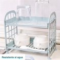 thumbnail image 3 of Rack Organizador Mini Estantería Cocina  2 Repisas Verde Genérico Compacto, 3 of 3